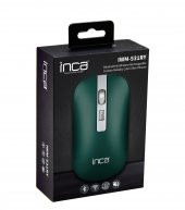 Inca IWM-531RY Bluetooth & Kablosuz Optik Metalik Yeşil Mouse thumbnail 3