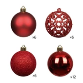 30 Parça Lüks Yılbaşı Ağacı Süsü Yılbaşı Yeniyıl Ağaç Süsü Christmas Tree Ornaments Yeni Yıl Süsleri - 5