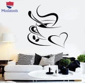 Kahve Barları Sticker Kahve Molası Romantik Kahve Dükkanı Mutfak Cafe Duvar Sticker Restoran Dekorasyon Benzersiz Hediyelik - 1