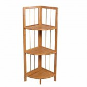 Rossel Premium Bambu Köşeli Raf - 3