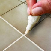 Derz Kalemi Derz Dolgu Yenileme Hızlı Kuruyan Su Bazlı Kokusuz Kalıcı Fayans Yenileme Kalem 3'lü Set - 4