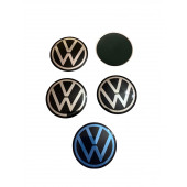 VOLKSWAGEN YENİ NESİL 56 MM JANT LOGO STICKER thumbnail 2