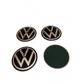 VOLKSWAGEN YENİ NESİL 56 MM JANT LOGO STICKER thumbnail 3
