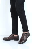 Berenni M377 Kahve Kauçuk %100 Deri Erkek Klasik Ayakkabı thumbnail 1