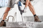 Bosch - SDS-Plus Şaftlı Yassı Keski 250*40 mm 5'li - 4
