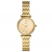 FOSSIL FES5309 ALTIN KAPLAMA TAŞLI KADIN KOL SAATİ - 1