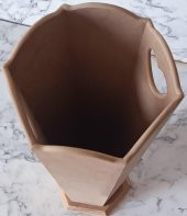 Hobi Adn 90187 Ahşap Mdf HAM Şemsiyelik Vazosu büyük MODEL Kutuda Sevk El Yapım - 2