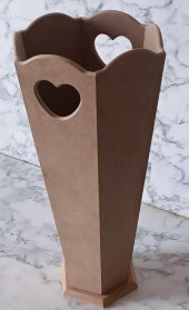 Hobi Adn 90187 Ahşap Mdf HAM Şemsiyelik Vazosu büyük MODEL Kutuda Sevk El Yapım - 5