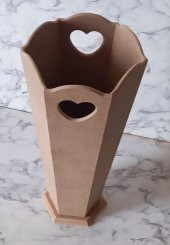 Hobi Adn 90187 Ahşap Mdf HAM Şemsiyelik Vazosu büyük MODEL Kutuda Sevk El Yapım - 7