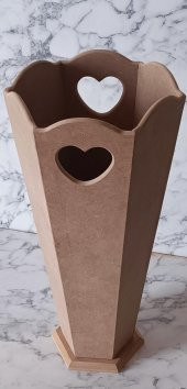 Hobi Adn 90187 Ahşap Mdf HAM Şemsiyelik Vazosu büyük MODEL Kutuda Sevk El Yapım - 8