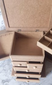 Hobi Adn 90189 şifonyer Çok Fonksiyon 8 Çekmece HAM Kutuda Sevk Mdf El yapım - 5