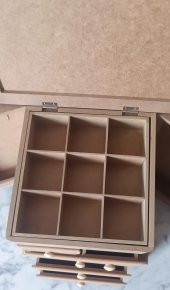 Hobi Adn 90189 şifonyer Çok Fonksiyon 8 Çekmece HAM Kutuda Sevk Mdf El yapım - 6