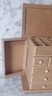 Hobi Adn 90189 şifonyer Çok Fonksiyon 8 Çekmece HAM Kutuda Sevk Mdf El yapım - 9