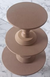 Hobi Adn 90191 Pasta Sunum HAM 3LÜ Set Kutuda Sevk El Yapım - 7