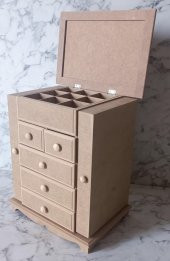 Hobi Adn 90189 şifonyer Çok Fonksiyon 8 Çekmece HAM Kutuda Sevk Mdf El yapım - 10