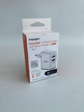 Spigen Essential F207 Qualcomm 3.0 Çift Usb iP Hızlı Şarj Aleti - 30W Hızlı Şarj Cihazı - 3