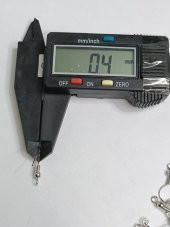 D Tipi Çengel Küpe Aparatı Gümüş Renk 1Kg 5000 Adet - 5