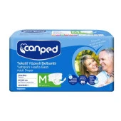 Canped Tekstil Yüzey Belbantlı Hasta Bezi 30'Lu - Medium - 1