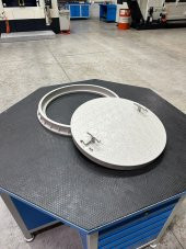 650 mm Yuvarlak Rögar Kapağı / Çerçeve + Kapak - 1