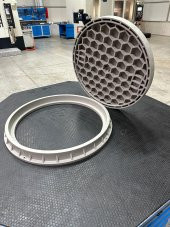 650 mm Yuvarlak Rögar Kapağı / Çerçeve + Kapak - 4