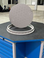 650 mm Yuvarlak Rögar Kapağı / Çerçeve + Kapak - 5
