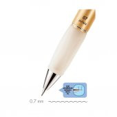 Serve Deep Mekanik Uçlu Kalem 0.7 mm Metalik Asil Altın - 3