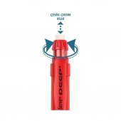 Serve Deep Mekanik Uçlu Kalem 0.7 mm Metalik Lav Kırmızı - 2