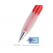 Serve Deep Mekanik Uçlu Kalem 0.7 mm Metalik Lav Kırmızı - 3
