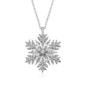 Gümüş Kar Tanesi Kolye  SL1903 thumbnail 1