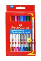 Faber - Castell Çift Taraflı Keçeli K. 10 R. - 1