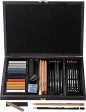 Lyra Drawing Çizim Seti 31 Parça Ahşap Kutulu thumbnail 3