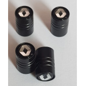 SİBOP KAPAĞI 4 TAKIM METAL RENAULT - SİYAH - 3