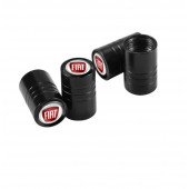 SİBOP KAPAĞI 4 TAKIM METAL FİAT - SİYAH - 2