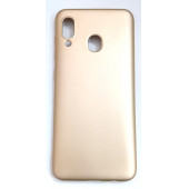 Samsung Galaxy A20/A30 Gold Yumuşak Slikon Kılıf - 1