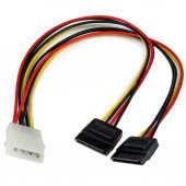 Molex to 2x SATA Power Kablo - 1
