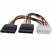 Molex to 2x SATA Power Kablo - 2