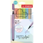 Stabilo Pen 68 Pastellove 12 Li - 2