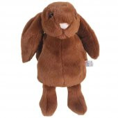 Dada Peluş Oyuncak Uyku Arkadaşı Tavşan Koyu Kahve 34 Cm - 1