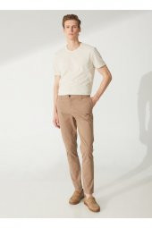 Normal Bel Normal Paça Slim Fit Bej Erkek Pantolon Pn2020500527 - 2