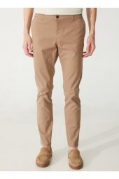 Normal Bel Normal Paça Slim Fit Bej Erkek Pantolon Pn2020500527 - 3