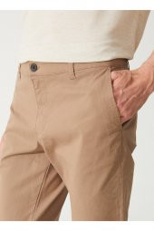 Normal Bel Normal Paça Slim Fit Bej Erkek Pantolon Pn2020500527 - 4