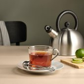 Çay Süzgeci, Paslanmaz Çelik, MeridyenDukkan 14 cm, 2 Adet Bardak İçi Süzgeç - 4