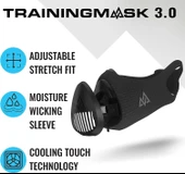 TRAININGMASK Egzersiz Eğitim Maskesi 3.0 Nefes Alabilen Kardiyo Maskesi - 3