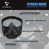 FDBRO Spor Maskeleri, Fitness Koşu Eğitimi İçin - Orman Kamuflajı - 3