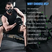 FDBRO Spor Maskeleri, Fitness Koşu Eğitimi İçin - Orman Kamuflajı - 4