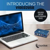 ClearClick Videodan USB'ye 1080P USB Ses, Video Yakalama ve Canlı Akış Cihazı - 2