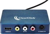 ClearClick Videodan USB'ye 1080P USB Ses, Video Yakalama ve Canlı Akış Cihazı - 1
