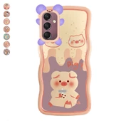 Samsung Galaxy A24 Kılıf Marla Seri Desenli Silikon Kapak thumbnail 1