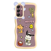 Samsung Galaxy A24 Kılıf Marla Seri Desenli Silikon Kapak thumbnail 2