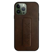 iPhone 13 Pro Max Kılıf Hialus Stant Tutuculu Deri Kapak - 4